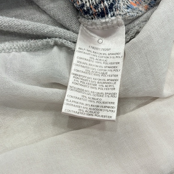 Dolan Left Coast Collection Mixed Media Embroidered Tunic | Size Small - Picture 6 of 10